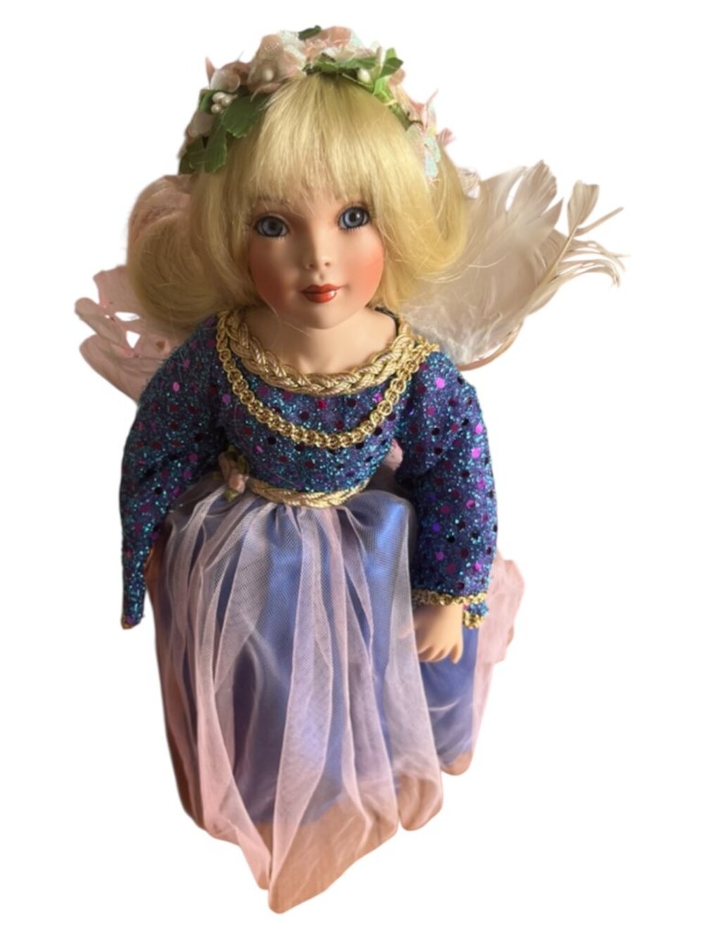 Paradise Galleries Angel of Peace Angel Watching Over Me - Original Box & Stand